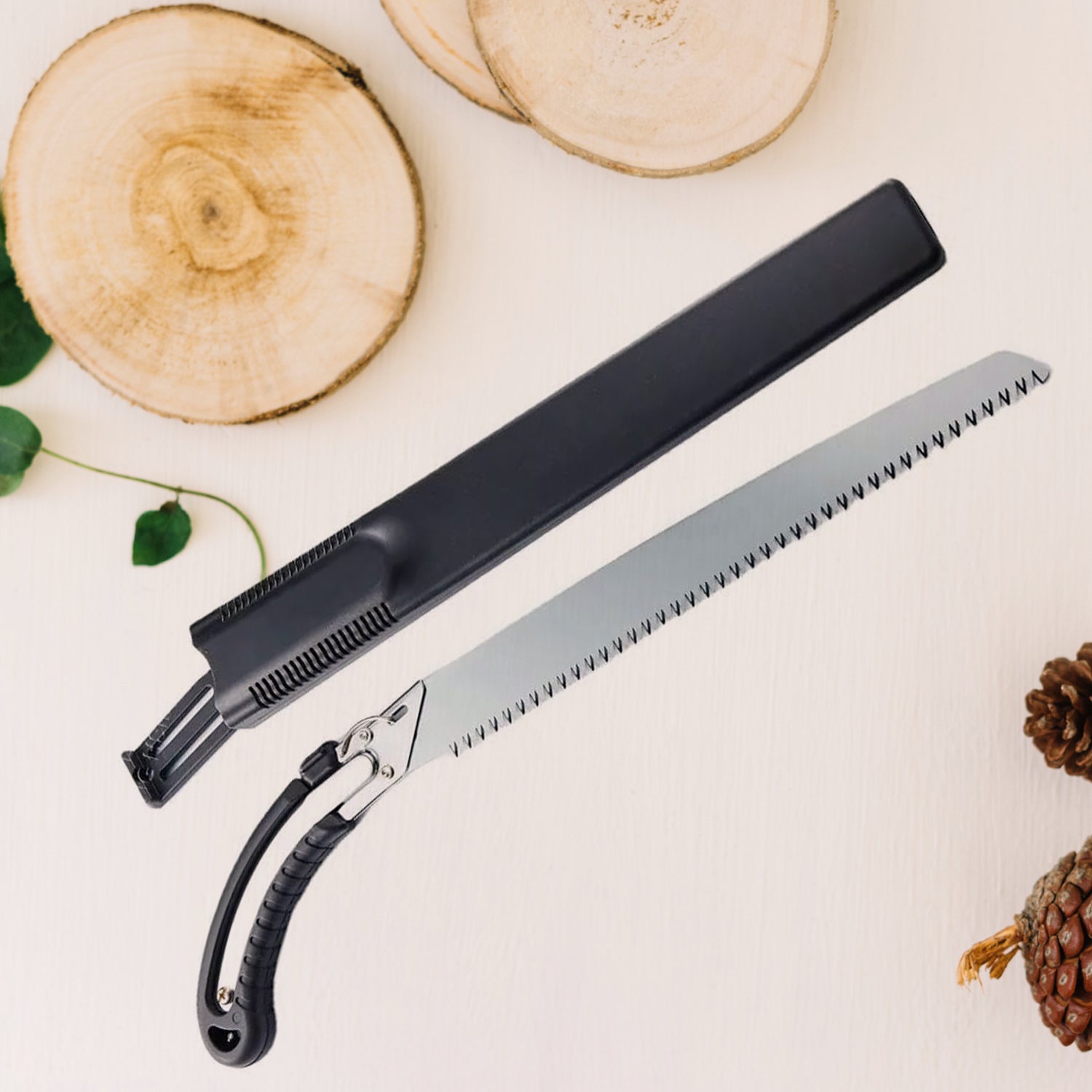 Hand Pruning Saw For Tree Branch Cutter (1 Pc  With Cover  50 Cm Long) Wukusy