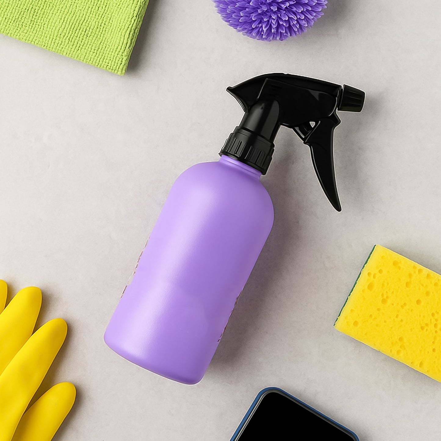 Floral Printed Plastic Spray Bottle (500 Ml) Wukusy