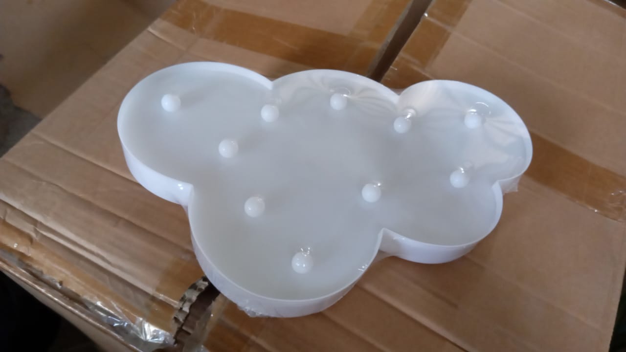 3d Led Night Light Table Lamp For Party Birthday Wedding Atmosphere Battery Operated Decorative Light Nursery Lamp For Bedroom And Wall Decoration For Children Bedroom Wall Light (1 Pc  Battery Not Included) Wukusy