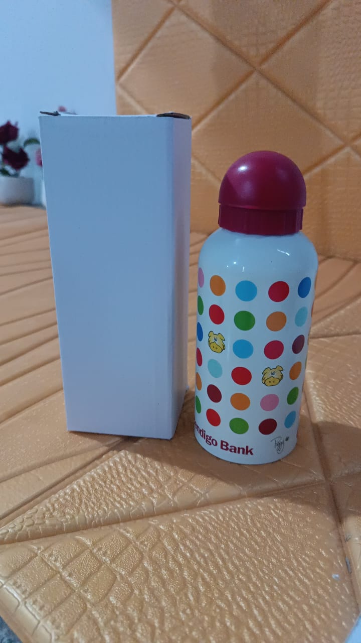 Aluminium Metal Sports Water Bottle 1 Pc (Capacity 350 Ml Approx) Wukusy
