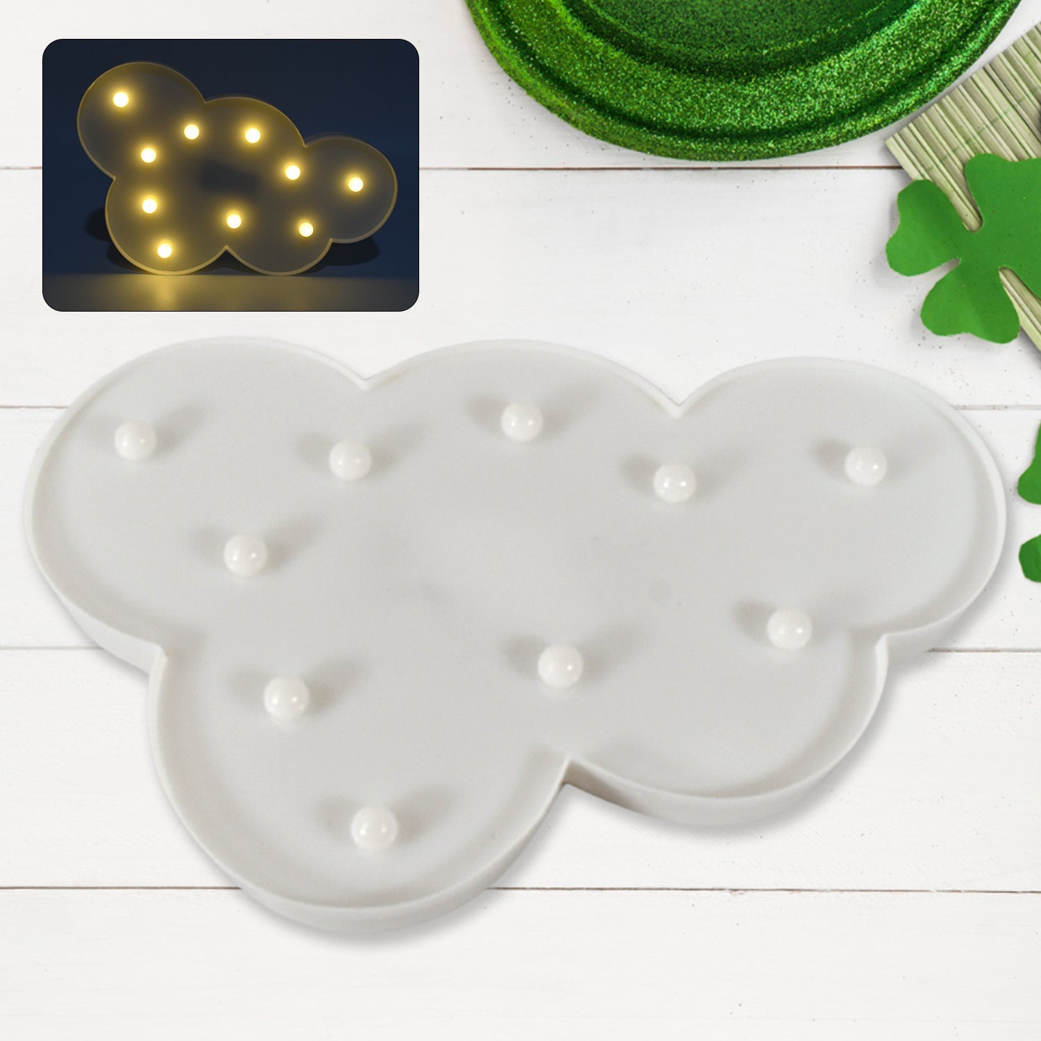 3d Led Night Light Table Lamp For Party Birthday Wedding Atmosphere Battery Operated Decorative Light Nursery Lamp For Bedroom And Wall Decoration For Children Bedroom Wall Light (1 Pc  Battery Not Included) Wukusy