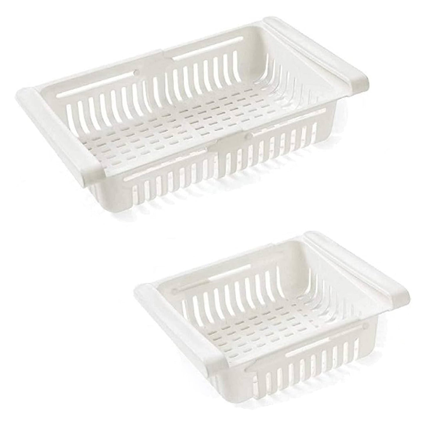 Expandable Adjustable Multipurpose Fridge Storage Basket (1 Pc) Wukusy