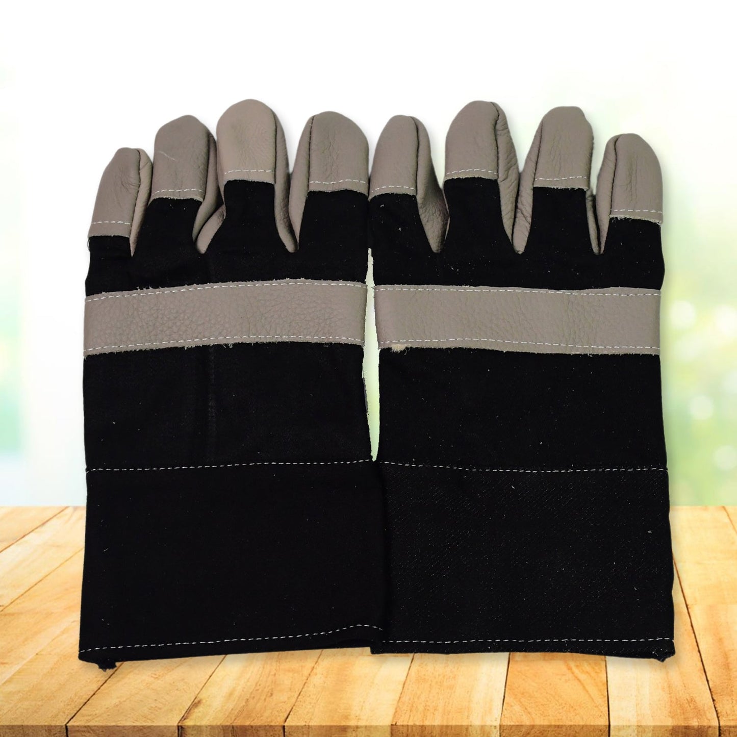 Gloves Gardening Gloves For Men Women Leather Gloves Heavy Duty Gloves (1 Pair) Wukusy