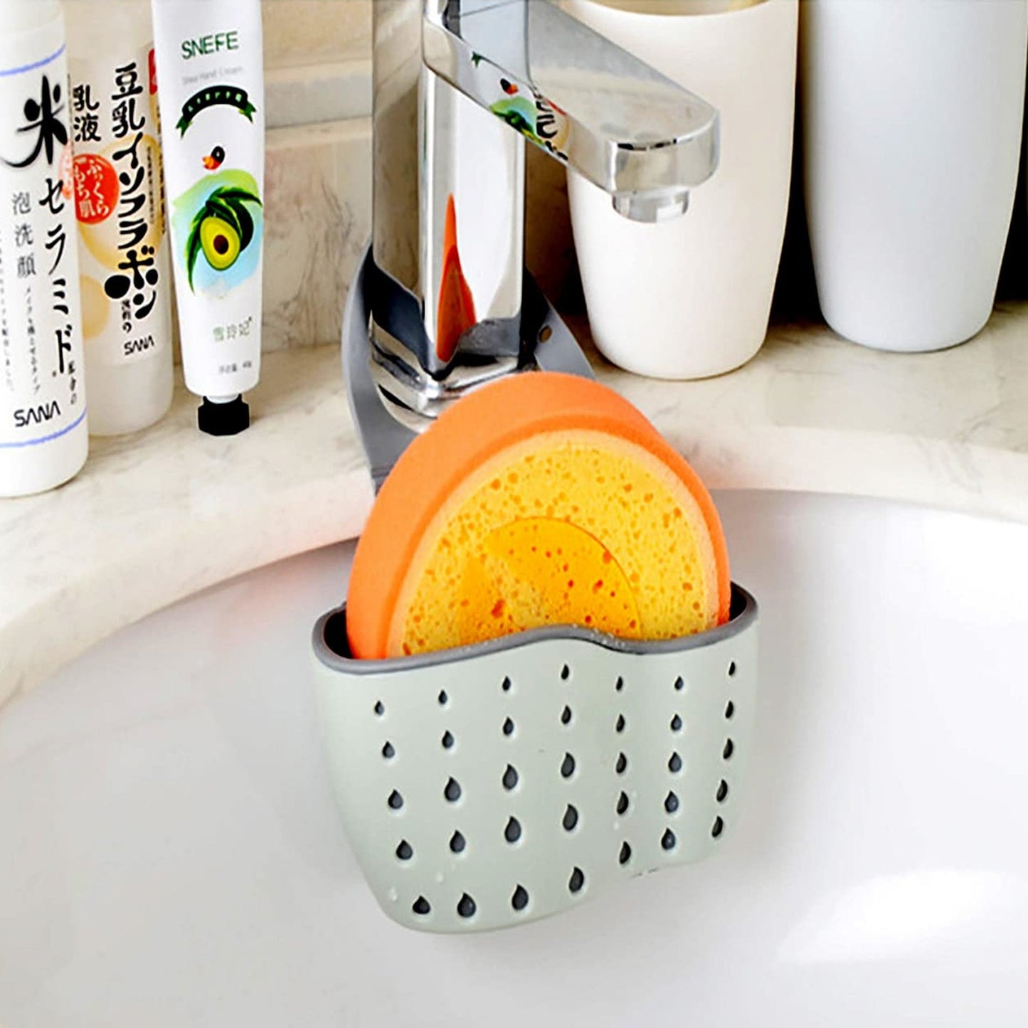 Multifunctional Kitchen Sink Organiser Kitchen Sink Caddy (1 Pc) Wukusy