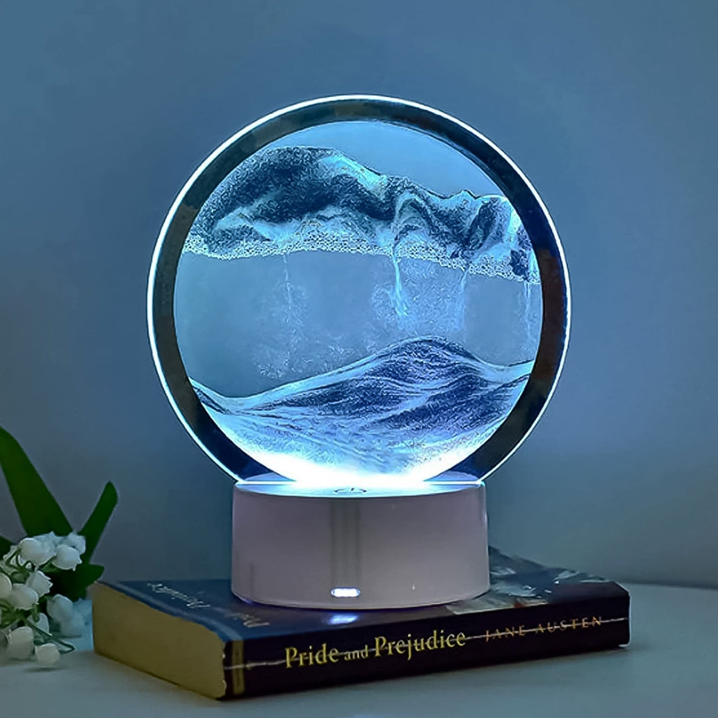 3d Liquid Motion Display With Led Light (1 Pc) Wukusy