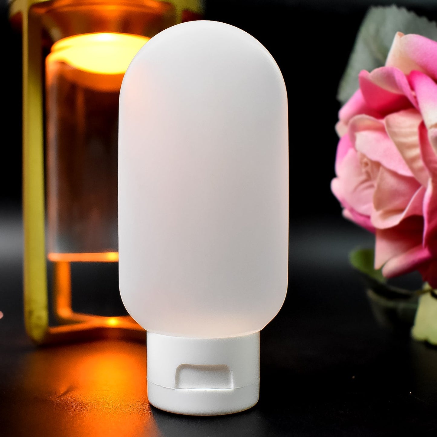 Small Plastic Travel Bottle Set Travel Shampoo And Conditioner Bottles (1 Pc 60 Ml Approx Mix Color) Wukusy