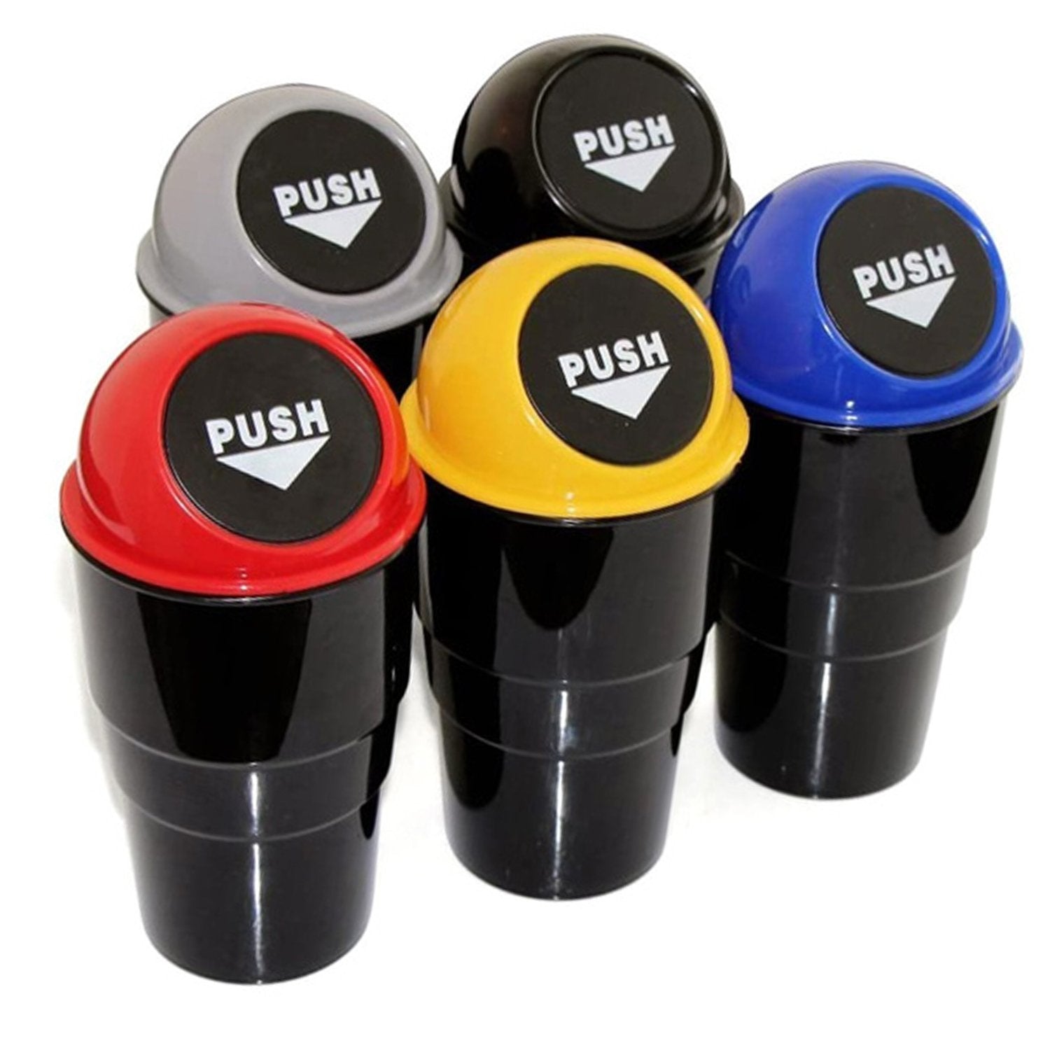 Mini Car Trash Bin Can Holder Dustbin Wukusy