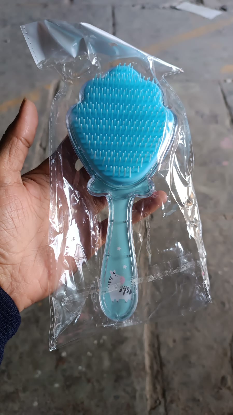 Cartoon Hair Brush Massage Shower Comb Blur Wet Salon (1 Pc ) Wukusy