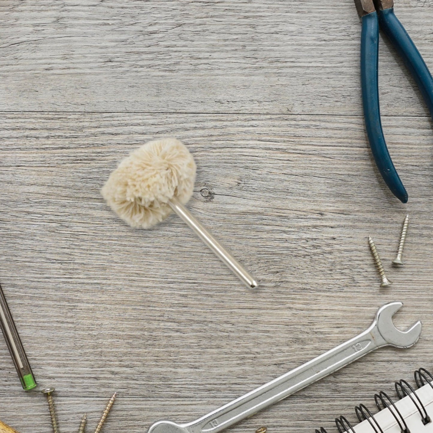 Cotton Polishing Buffing Wheel For Dremel Polishing Kit (3 Pc Set) Wukusy