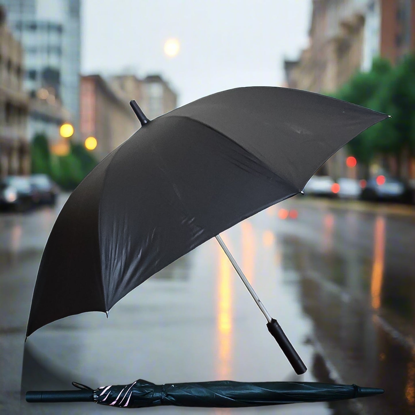 Sun Umbrella With Inside Fan  Power Bank Umbrellas For Summer (1 Pc) Wukusy