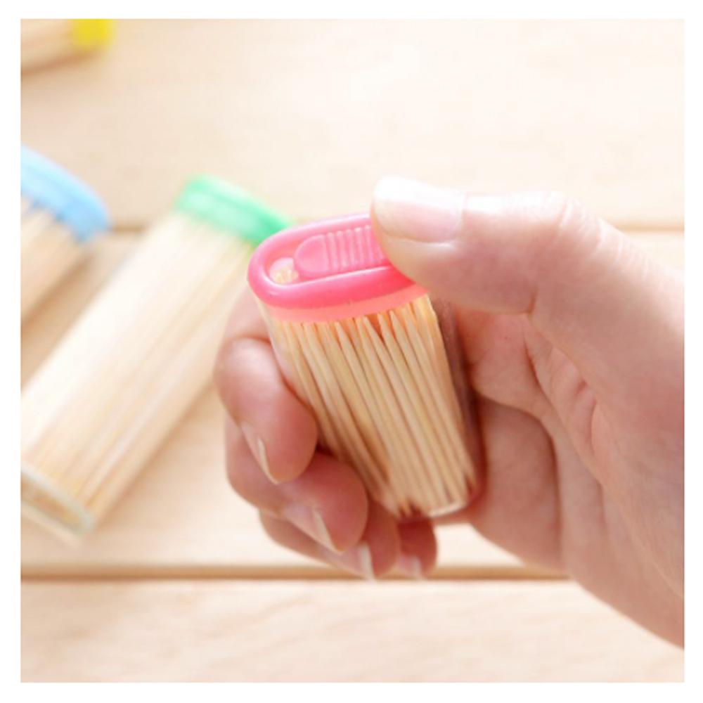 1095 Bamboo Toothpicks With Dispenser Boxq Wukusy