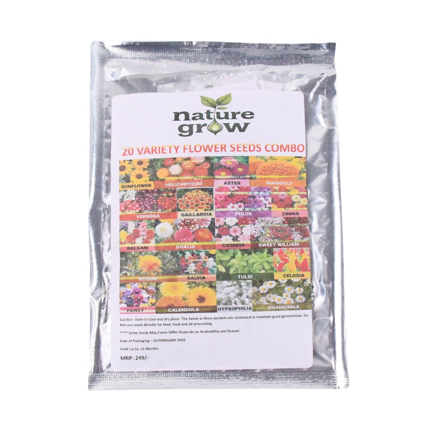 Seeds 20 Varieties Of Flower Seeds Combo (1 Pkt  20 Varieties) Wukusy