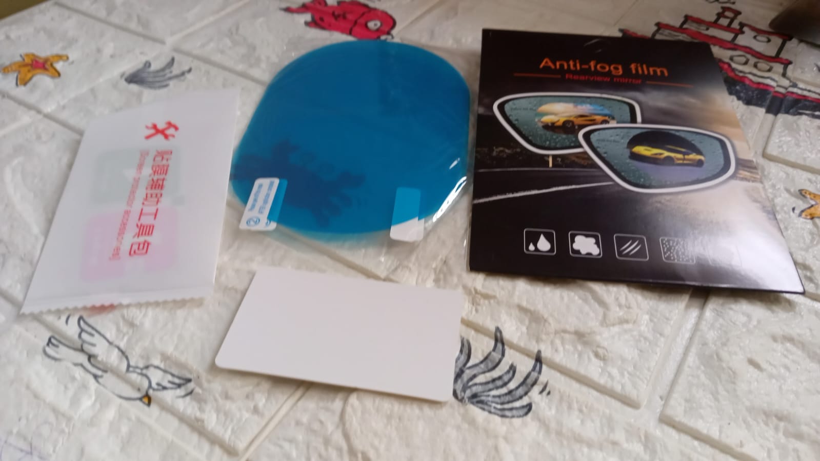 Anti Fog Anti Scratch Interior Rearview Car Mirror Film Waterproof Hd Clear Protective Sticker Film For Safe Driving Car Mirrors Side Windows Wukusy