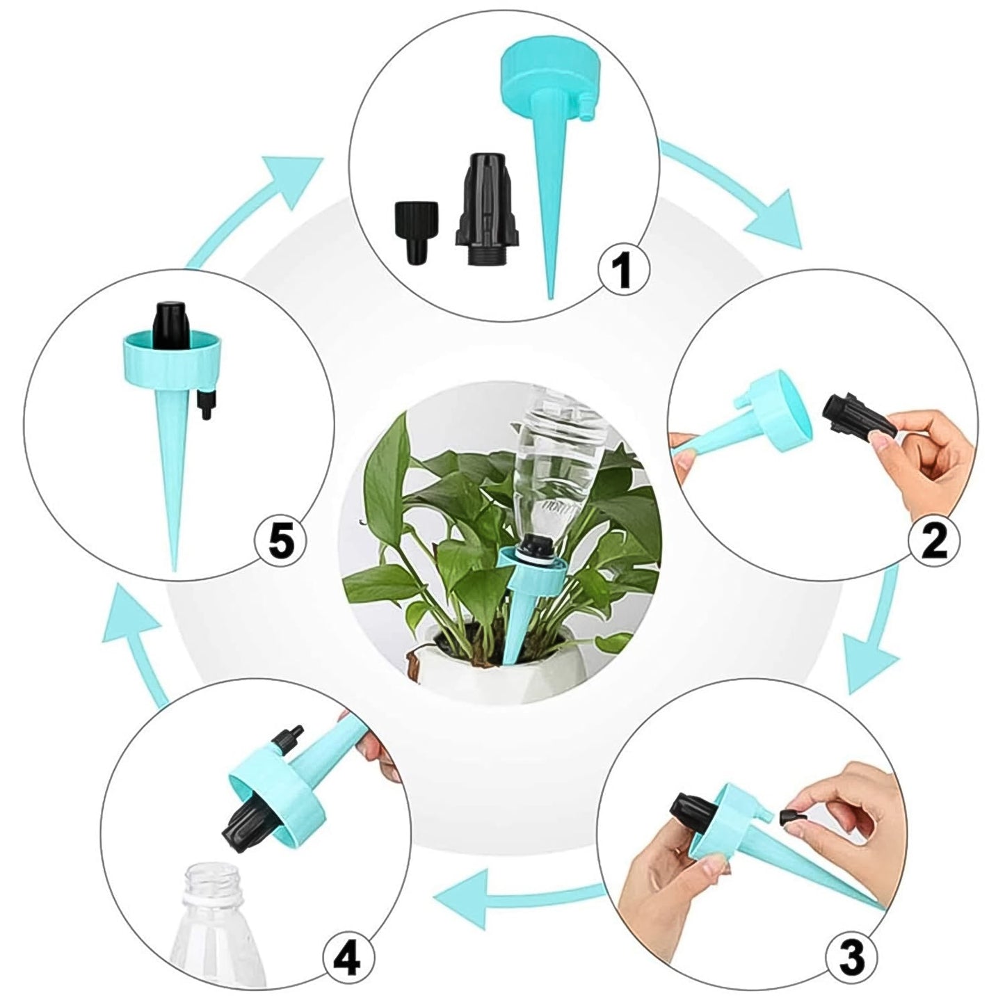 Auto Plant Watering Devices (1 Pc Mix Color) Wukusy