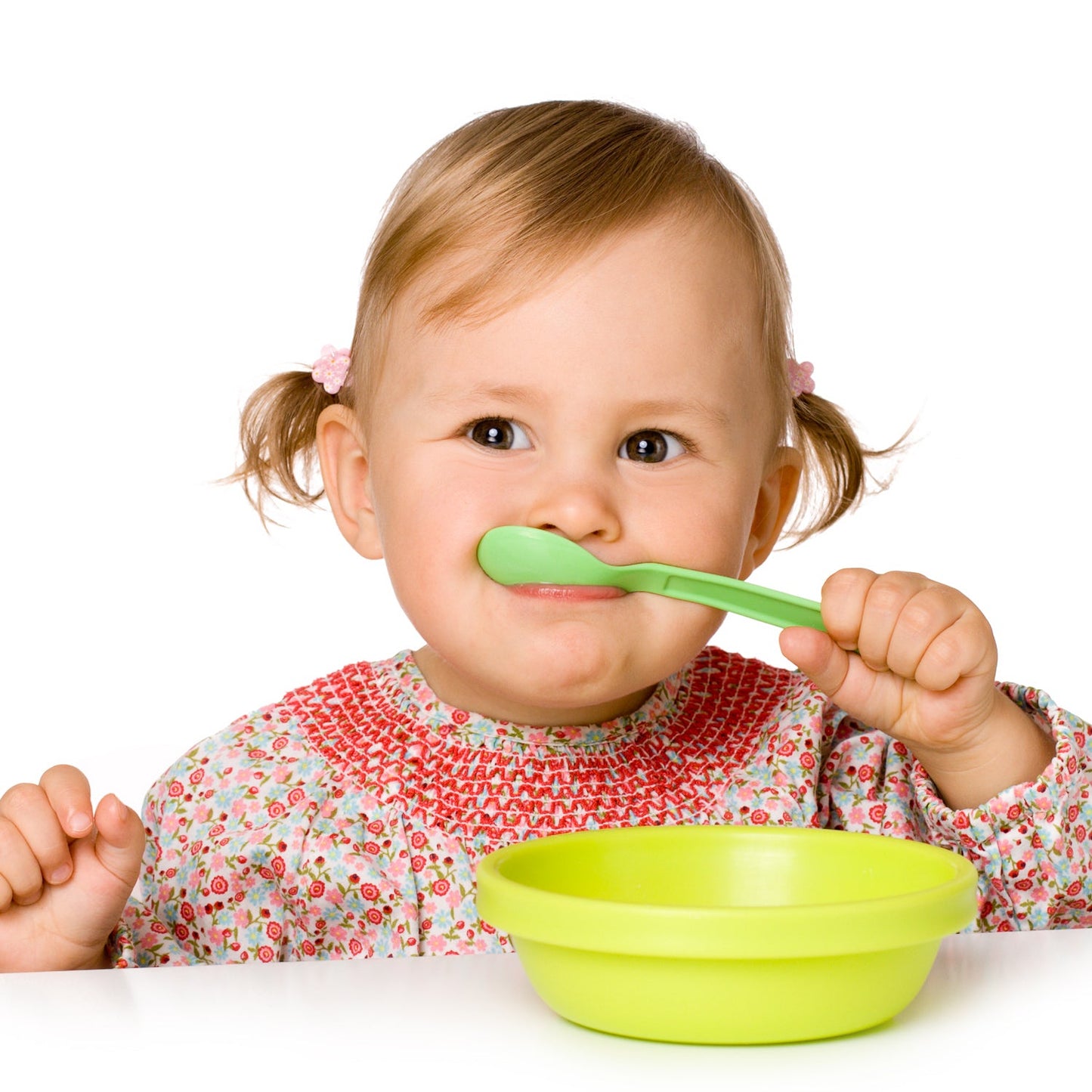 Kids Cute Food Grade Foods Feeding Training Silicone Baby Spoon (Set Of 6 Pcs) Wukusy