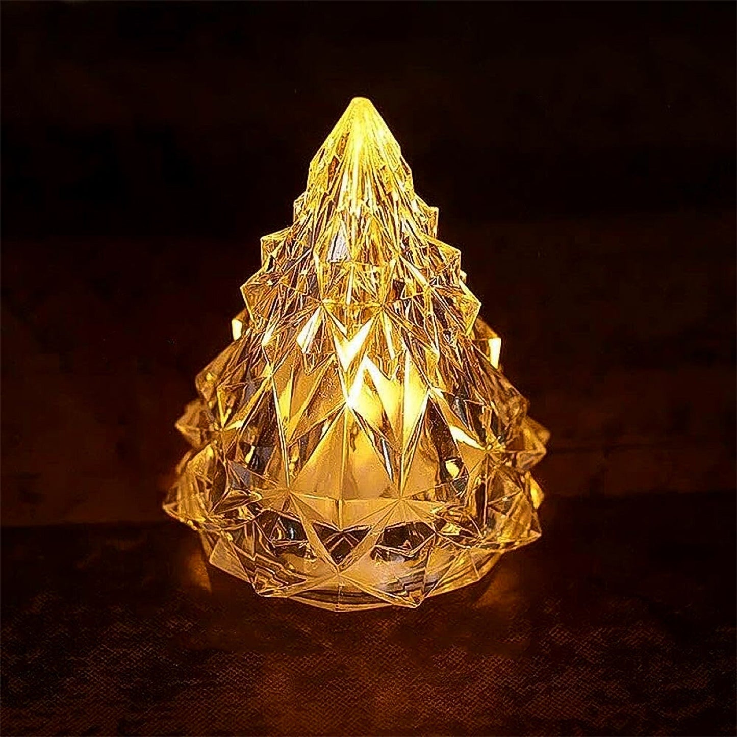 Iceberg Pyramid Candlelight Tea Light (1 Pc) Wukusy