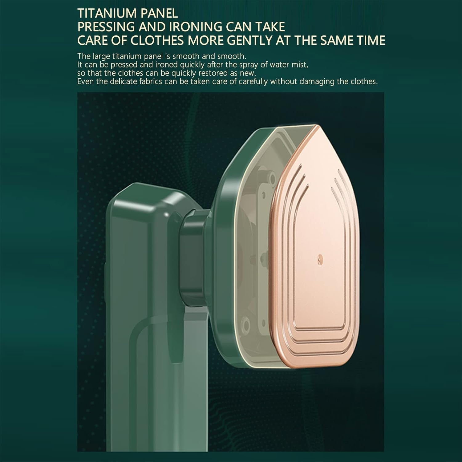 Mini Steam Iron Handheld Garment Steamer For Clothes - Portable Travel Household Ironing Machine Fast Heat Up Powerful Steam Compact Design For Travel And Home Quilting Sewing Iron Useful Gifts For Family Members Friends Birthday (1 Pc) Wukusy