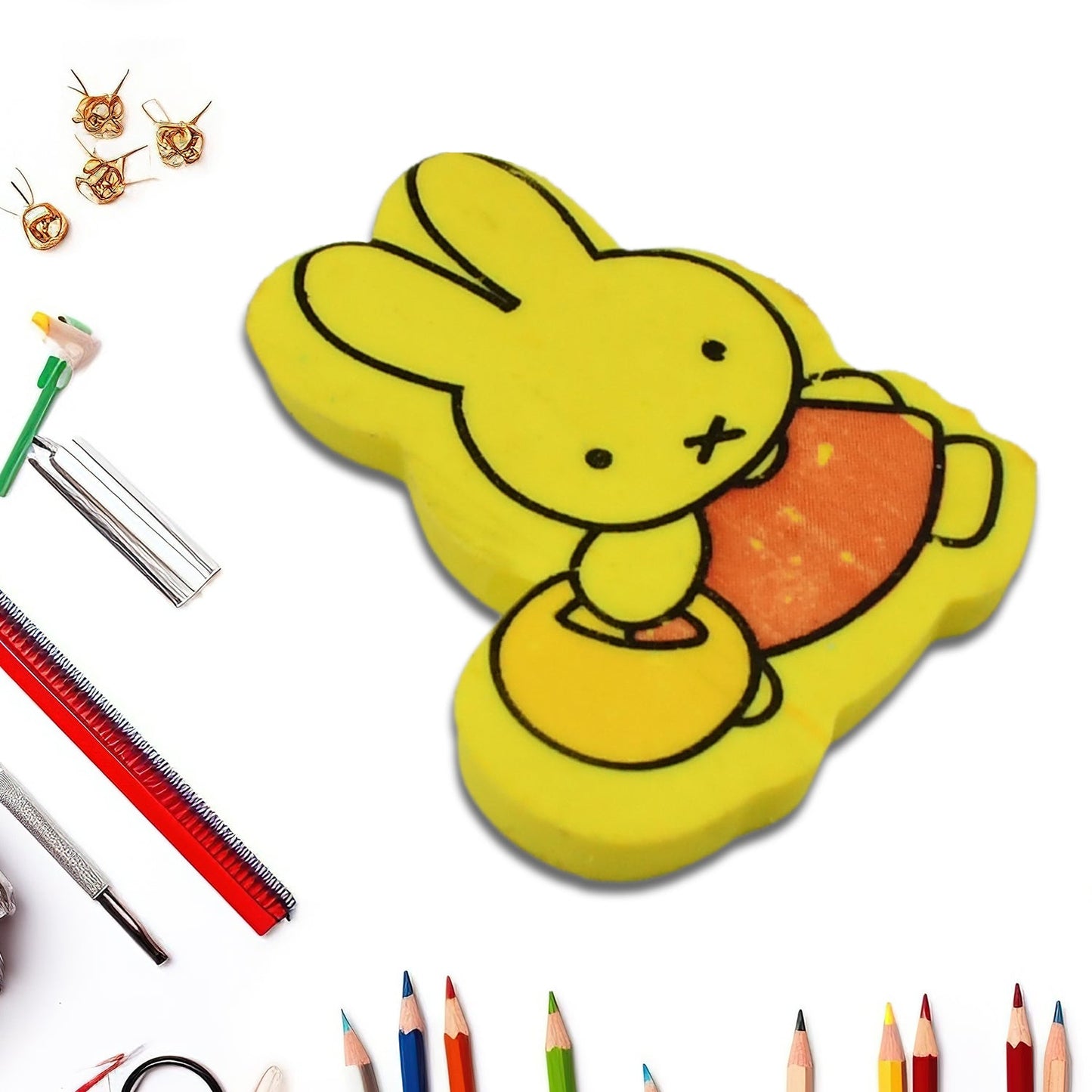 Cartoon Design Eraser (1 Pc Mix Design) Wukusy