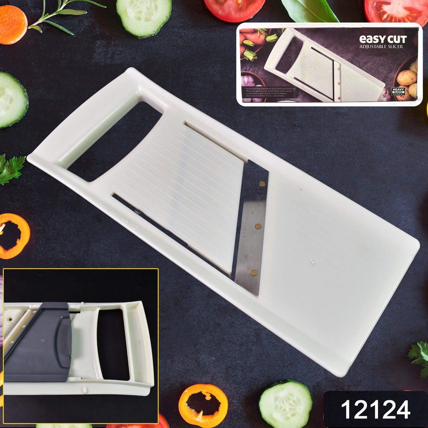 Adjustable Slicer For Cutting Fruits Vegetable (1 Pc) Wukusy