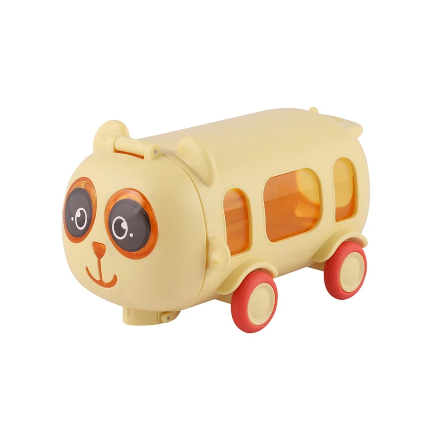 Bus Shape Water Bottle For Kids With Strap (500 Ml Approx Mix Color 1 Pc) Wukusy