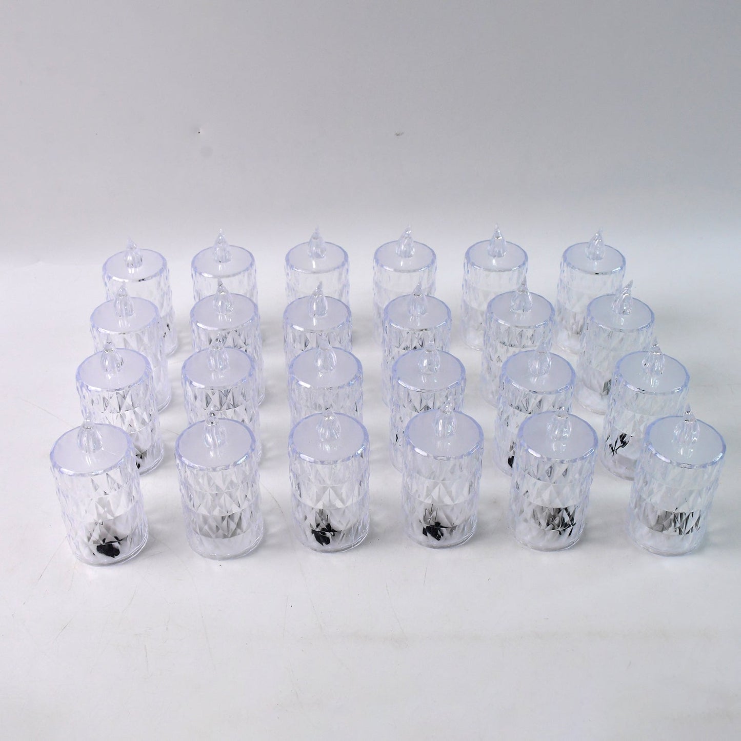 Flameless And Smokeless Decorative Candles Led Tea Light Diwali (24 Pcs Set) Wukusy