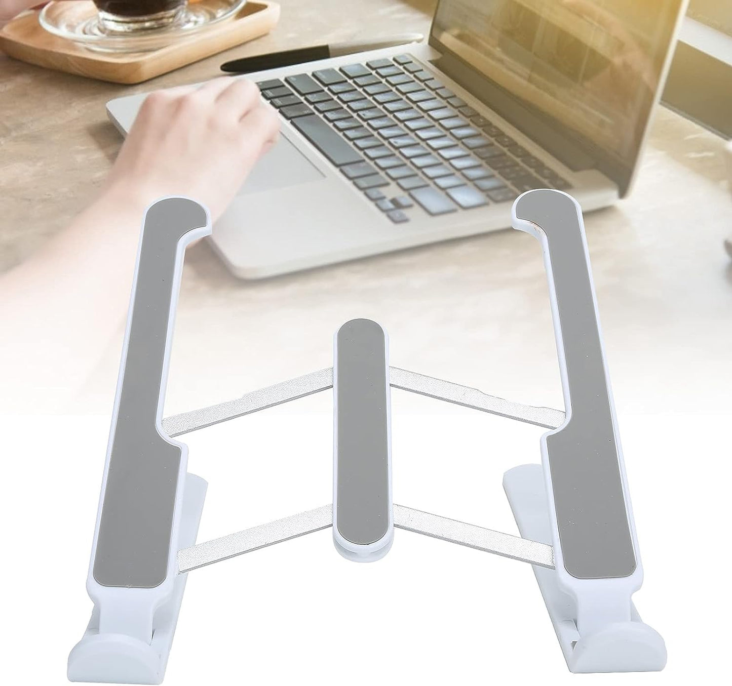 Adjustable Laptop Stand Holder With Built-in Foldable Legs And High Quality Fibre Wukusy