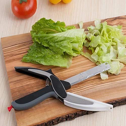 Stainless Steel 4 In 1 Clever Cutter Black Wukusy