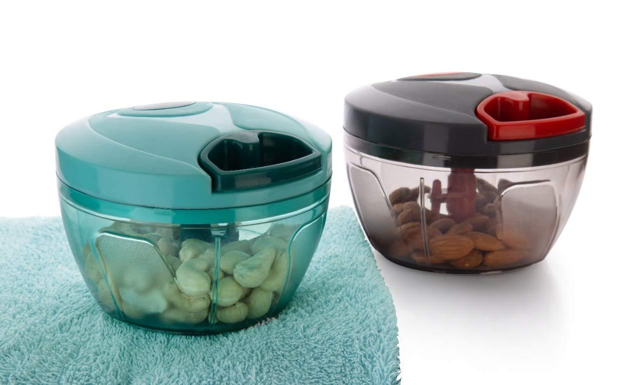 Manual Food Chopper Compact  Powerful Hand Held Vegetable Chopper blender Wukusy