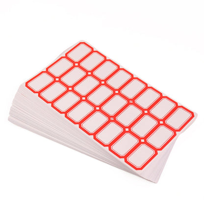 Multipurpose Writable Blank Label Sticker Sheets (50 Sheet) Wukusy