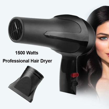 1500 Watts Professional Hair Dryer 2888 (Black) Wukusy