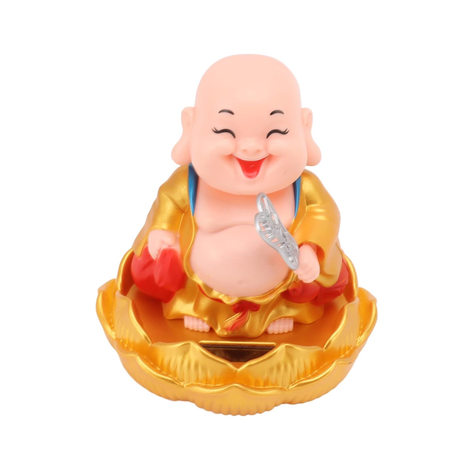 Solar Power Moving Buddha Car Ornament (1 Pc) Wukusy