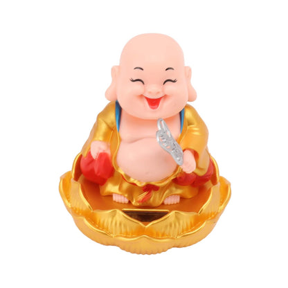 Solar Power Moving Buddha Car Ornament (1 Pc) Wukusy