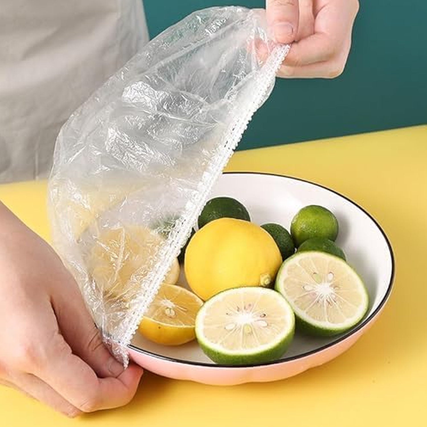Disposable Elastic Food Storage Covers Bag (100 Pcs Set  Big) Wukusy