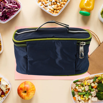 Sumo Lunch Box With Lunch Bag Plastic Lunch Box  Plastic Spoon Fork (2 Pc Set  With Lunch Box) Wukusy