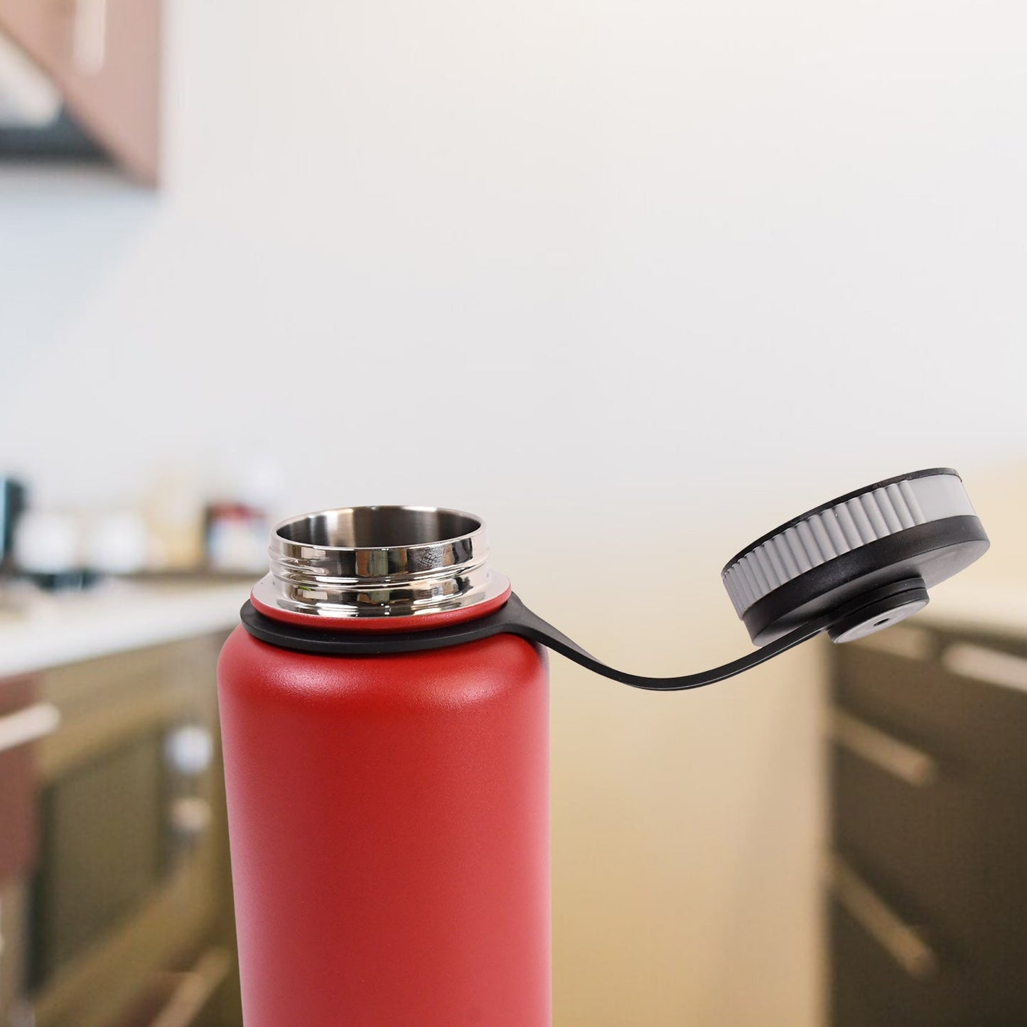 Stainless Steel Double Wall Vacuum-insulated Drink Water Bottle (1000 Ml  Mix Color) Wukusy