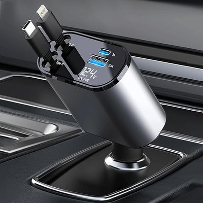 Retractable 4 in 1 Charger