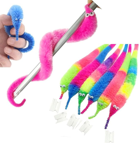 Fuzzy Worms On String Trick Toy Howzhat