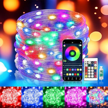 Smart RGB Multi Color LED Fairy Lights (10 Meter) Howzhat