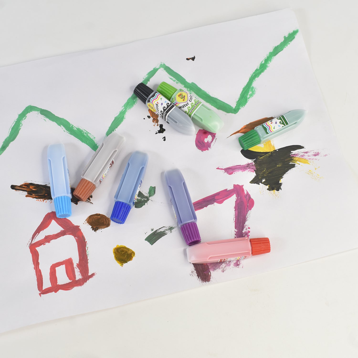 15 In 1 Water Colour Kit For Kids B-day Return Gift (1 Set) Wukusy