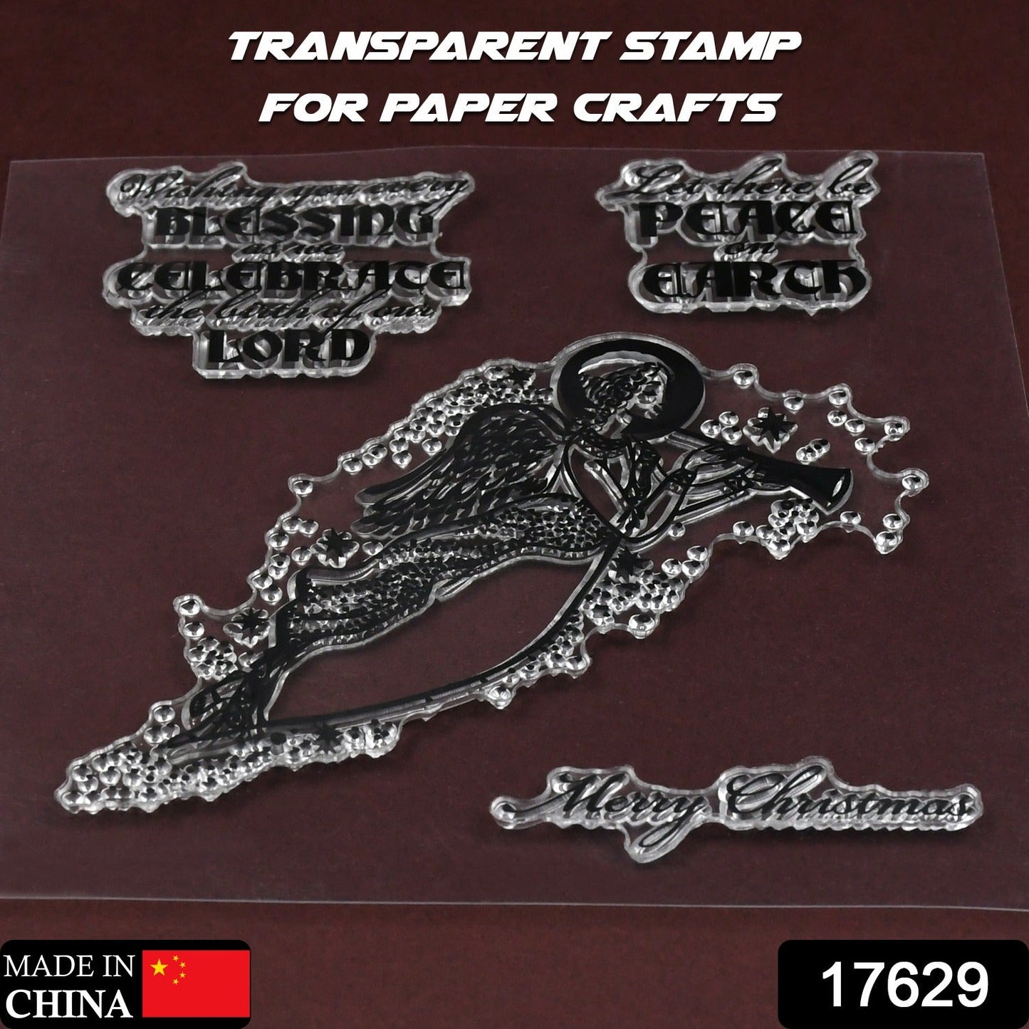 Reusable Rubber Stamp Tpr Stamp Diy Accessories Good Stamping Effect Diy Transparent Stamp Stick Repeatedly For Envelope For Diary For Invitation Letter Photo Album Decoration For Paper Crafts (Mix Design  1 Set) Wukusy