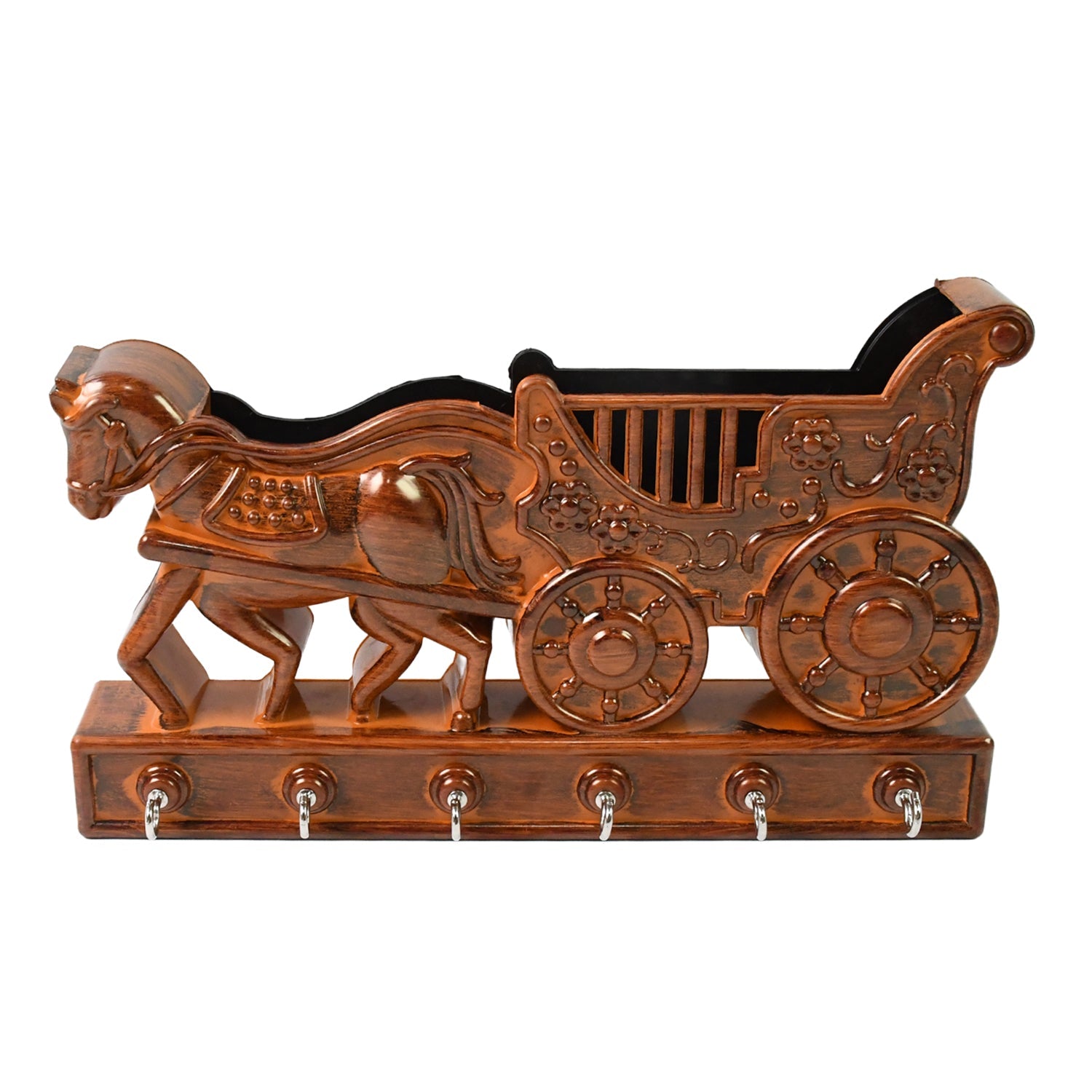 Plastic Rath Design Plastic 6 Hook Key Holder (1 Pc) Wukusy