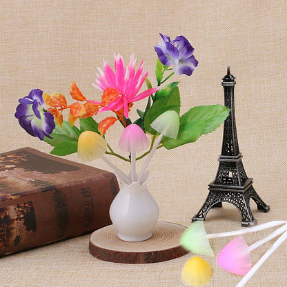 217 Led Dream Night Light Auto Onoff Sensor Mushroom Lamp (Multicolor) Wukusy