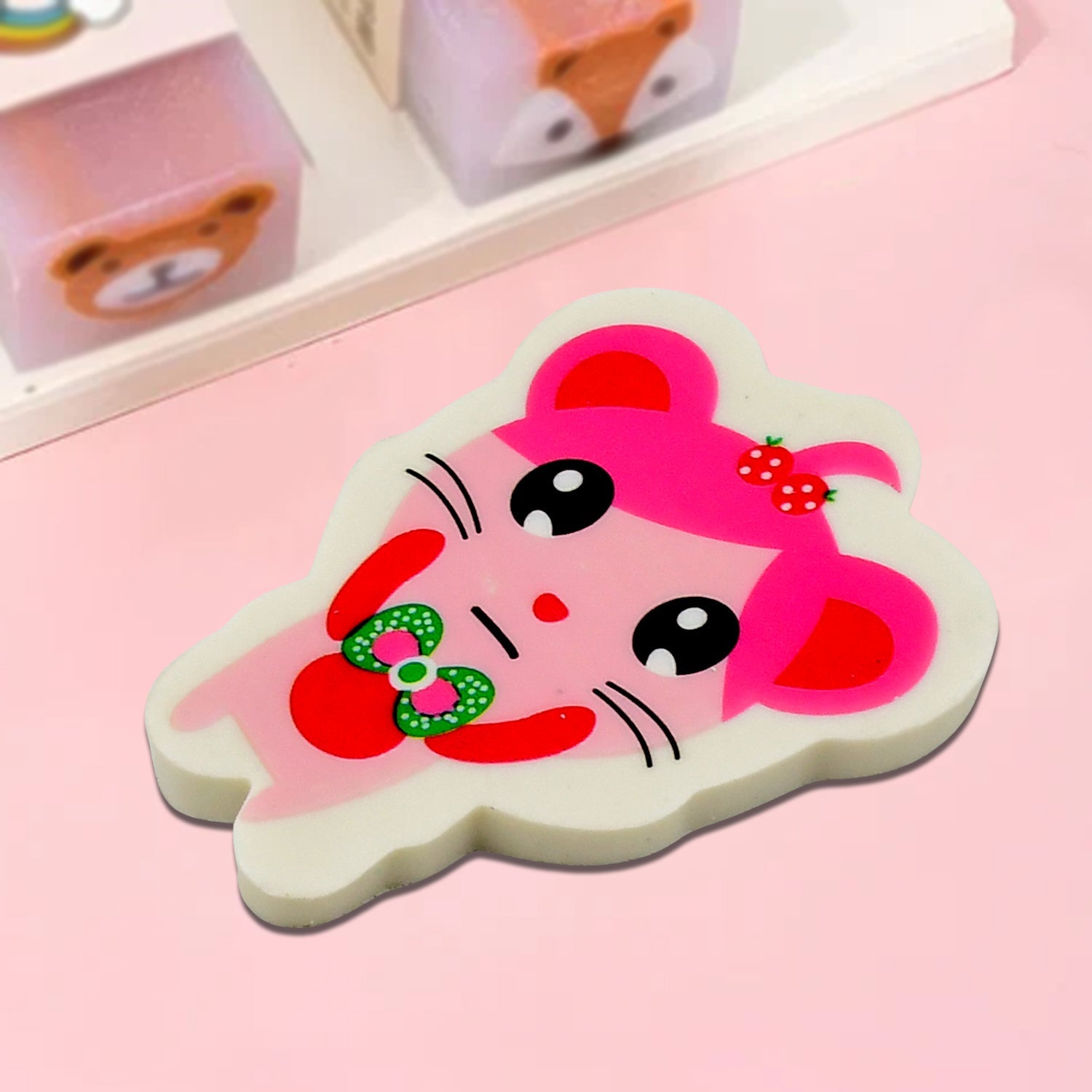 Cartoon Design Eraser (1 Pc  Mix Design) Wukusy