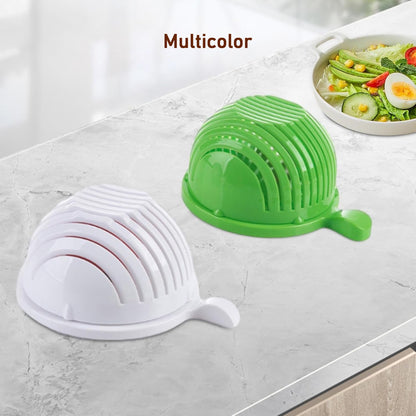 Plastic 60 Seconds Salad Cutter Salad Maker Salad Bow  (1 Pc) Wukusy