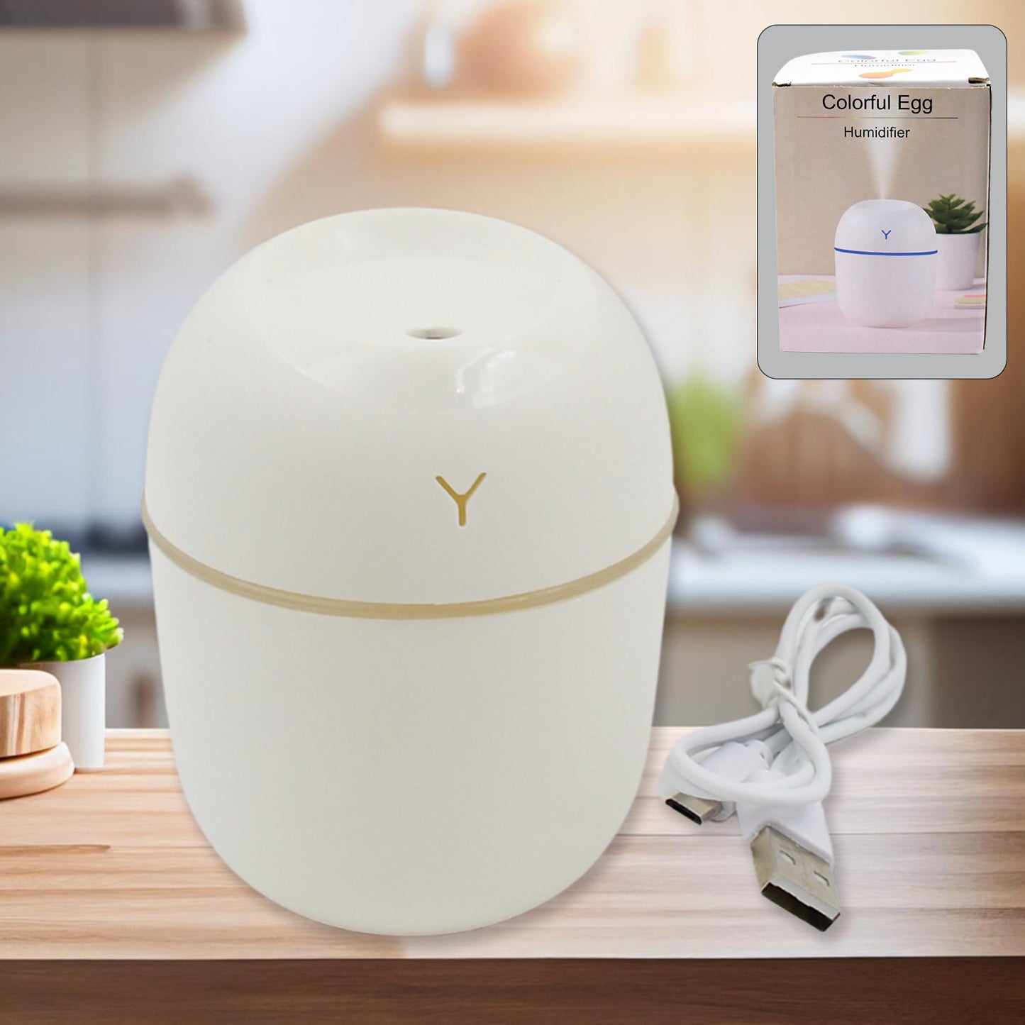 Humidifier Household Plastic Aromatherapy Machine (220 Ml  1 Pc) Wukusy