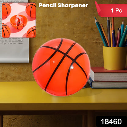 Round Basketball Shaped Pencil Sharpener (1 Pc) Wukusy