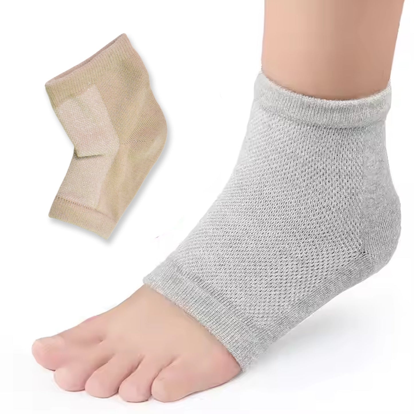 Heel Socks Overnight Heels While You Sleep (1 Pair  Mix Color) Wukusy