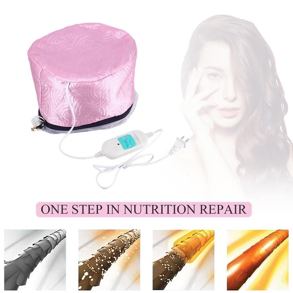 352 Thermal Head Spa Cap Treatment With Beauty Steamer Nourishing Heating Cap Wukusy