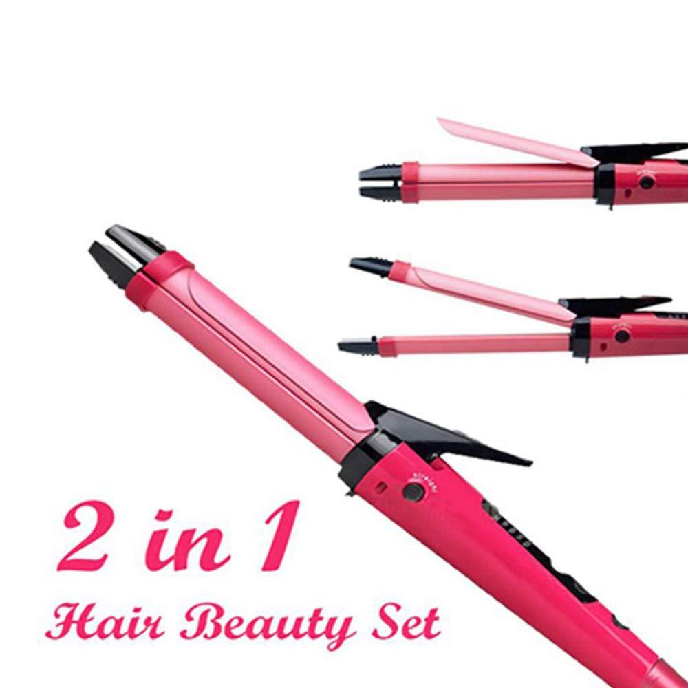 HairStyler - 2 in 1 Hair Straightener And Curler Machine with heat modes Wukusy