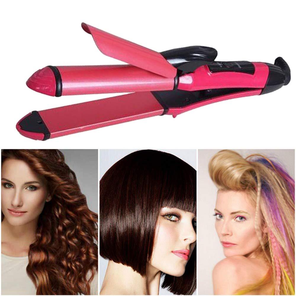 HairStyler - 2 in 1 Hair Straightener And Curler Machine with heat modes Wukusy